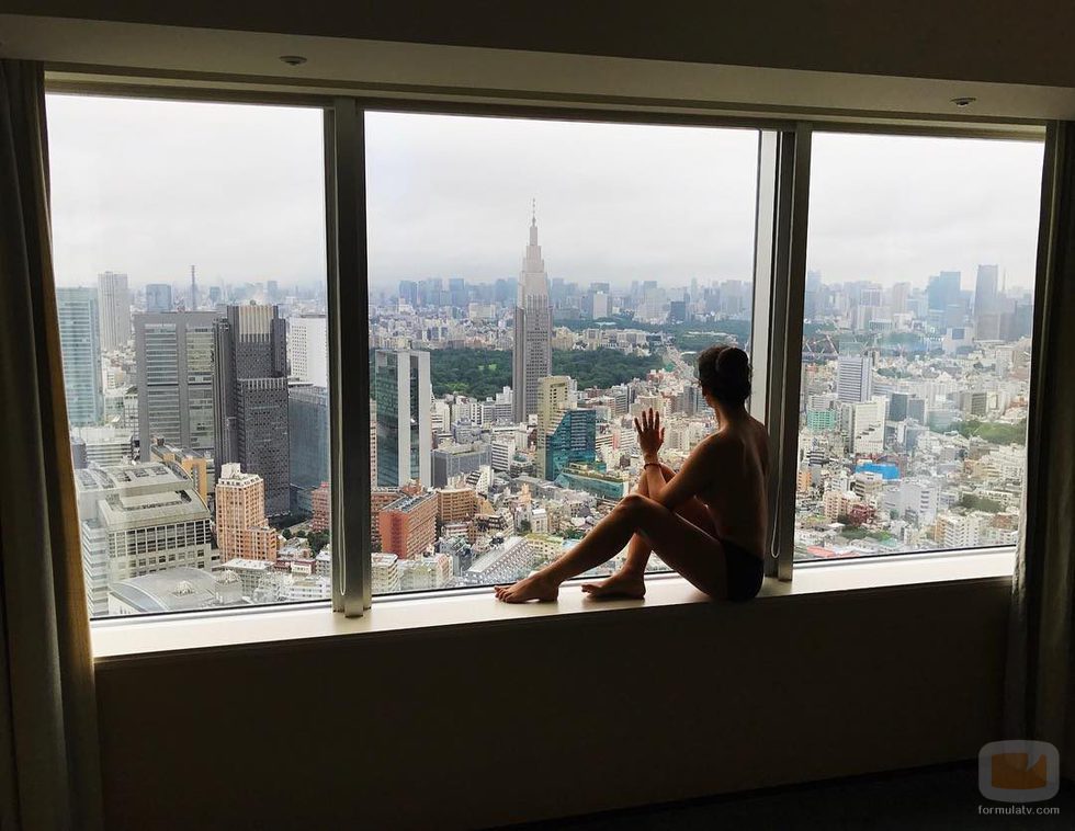 Cristina Pedroche ('Zapeando') se desnuda en sus vacaciones en Tokio