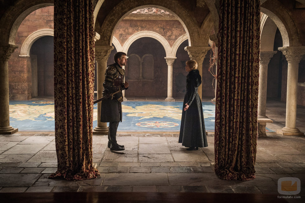 Cersei y Jaime Lannister en el 7x07 de 'Juego de Tronos'