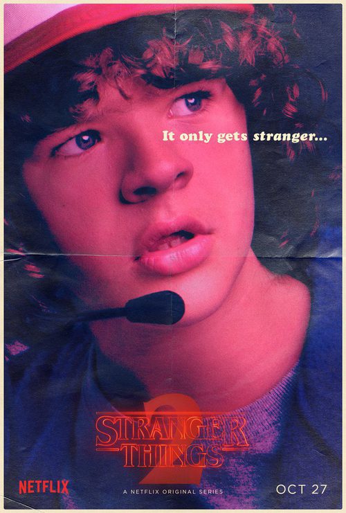 Cartel de Dustin Henderson en la segunda temporada de 'Stranger Things'