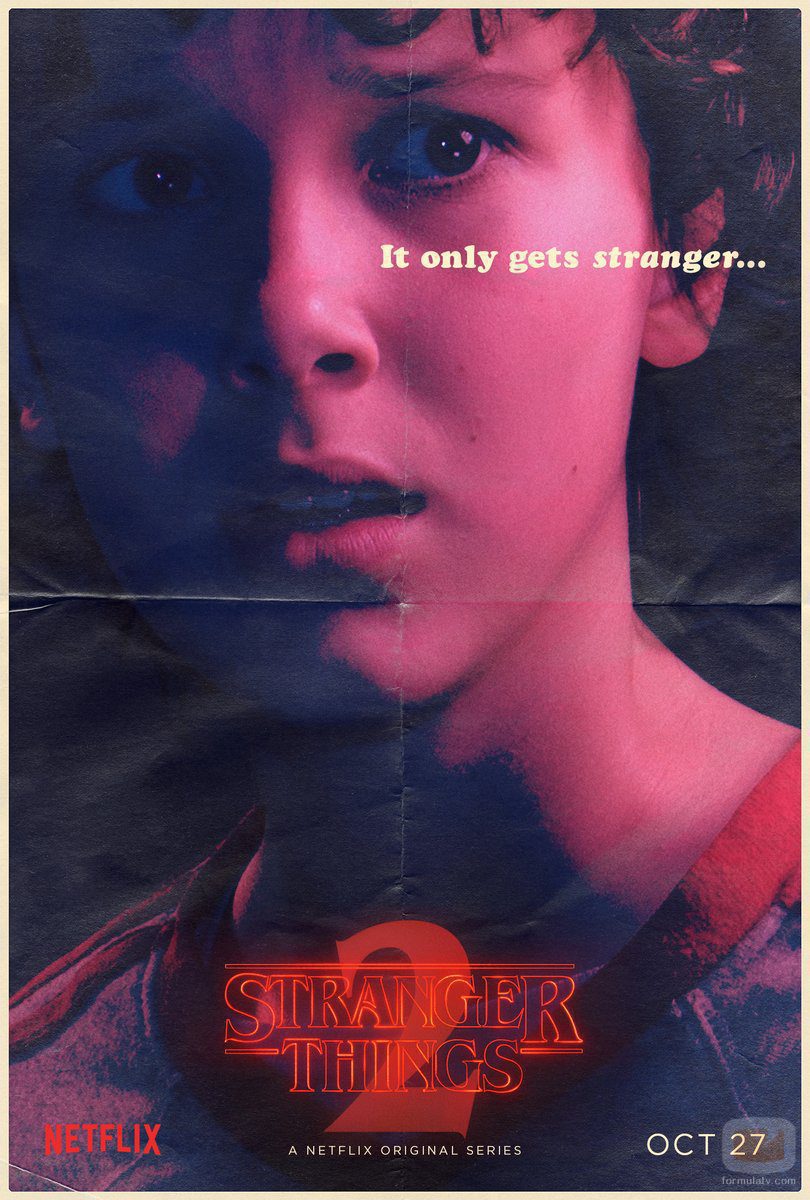 Cartel de Eleven en la segunda temporada de 'Stranger Things'