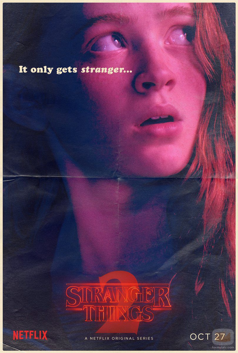 Cartel de Max en la segunda temporada de 'Stranger Things'