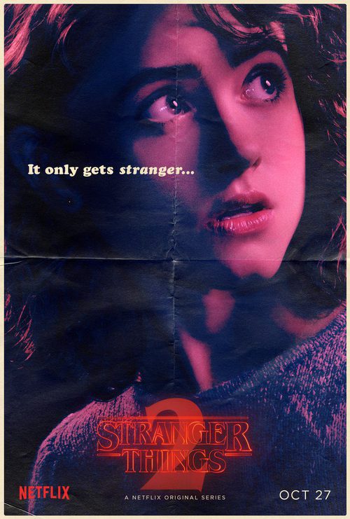 Cartel de Nancy Wheeler en la segunda temporada de 'Stranger Things'