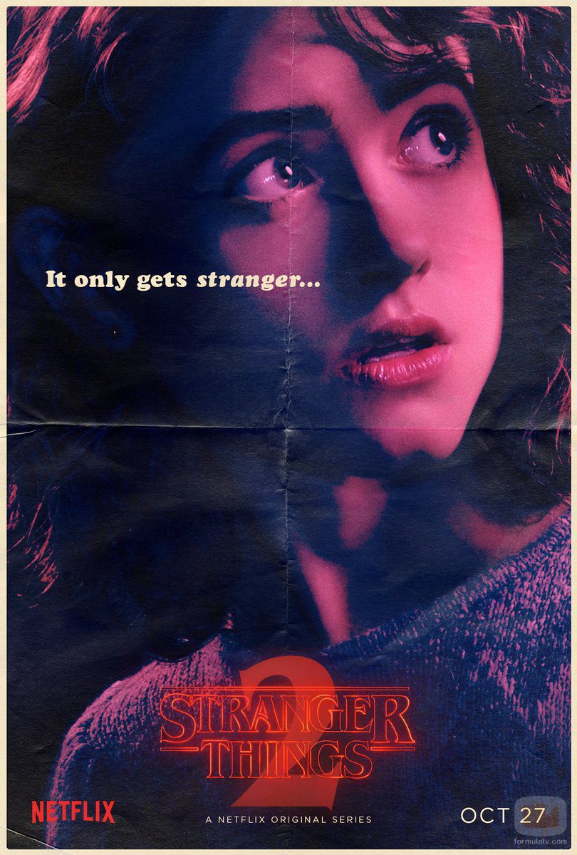 Cartel de Nancy Wheeler en la segunda temporada de 'Stranger Things'