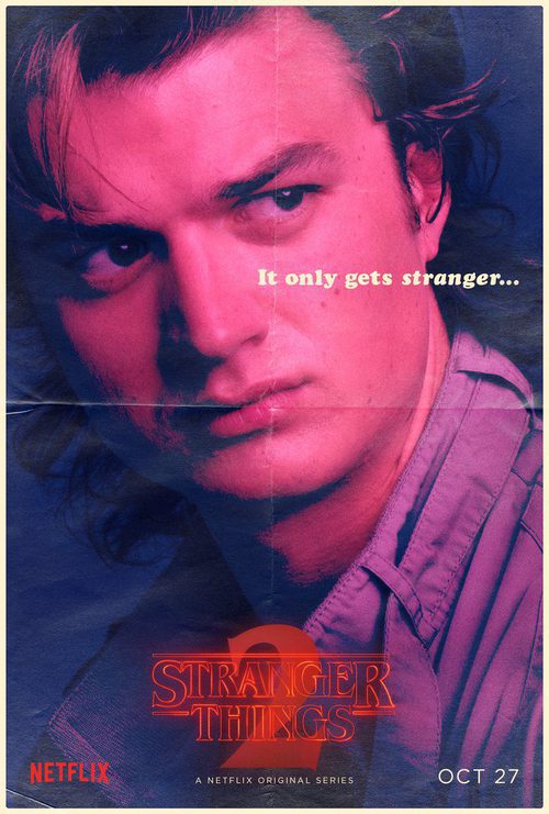 Cartel de Steve Harrington en la segunda temporada de 'Stranger Things'
