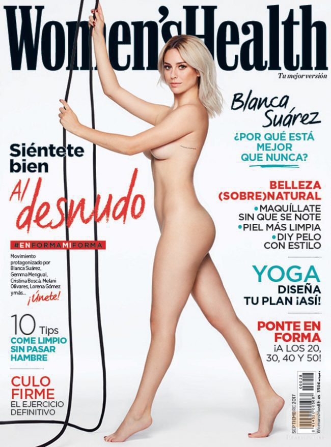 Blanca Suárez posa desnuda para la revista Women's Health