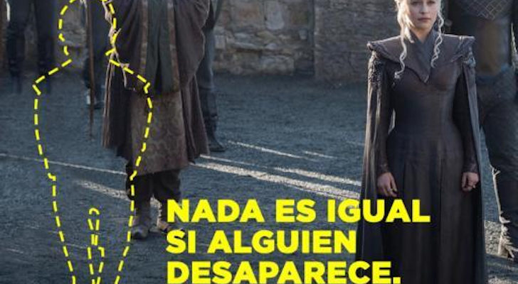 Amnistía Internacional "elimina" a Tyrion Lannister ('Juego de tronos') en su nueva campaña