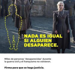 Amnistía Internacional "elimina" a Tyrion Lannister ('Juego de tronos') en su nueva campaña