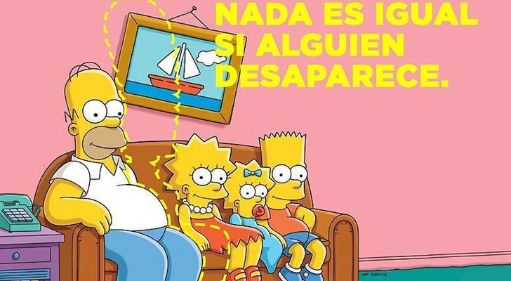 Amnistía Internacional "elimina" a Marge Simpson en su nueva campaña