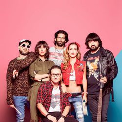 Imagen promocional de la banda de rock de 'Ella es tu padre'