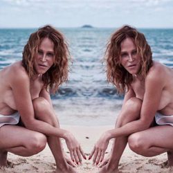 Antonia San Juan sorprende con un topless en la playa