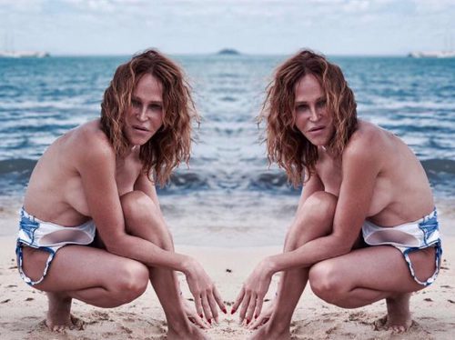 Antonia San Juan sorprende con un topless en la playa