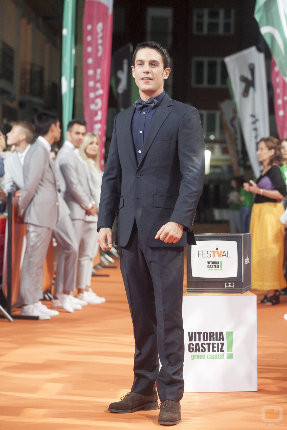 Pose de Alejo Sauras en el estreno de 'Estoy vivo' en el FesTVal