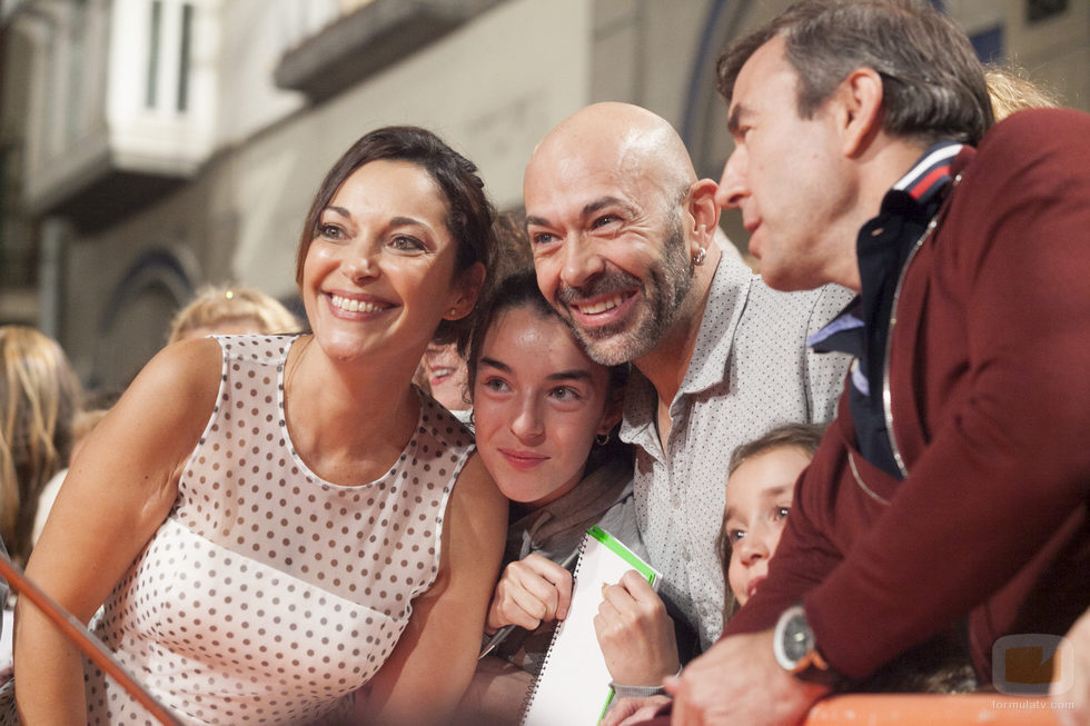 Cristina Plazas, de 'Estoy vivo', posa junto a sus fans en el FesTVal
