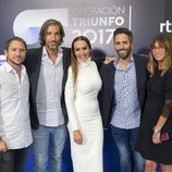 Manuel Martos, Joe Pérez-Orive, Mónica Naranjo, Roberto Leal y Noemí Galera, el equipo de 'OT 2017'