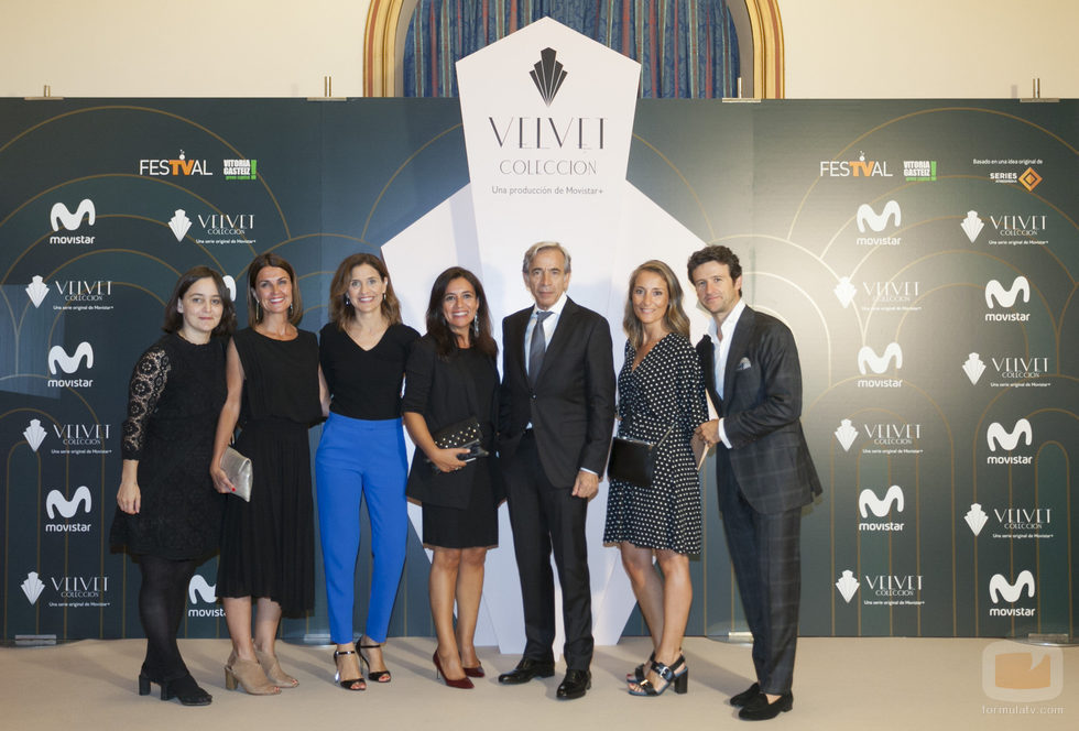 Imanol Arias y Diego Martín, en la presentación de 'Velvet colección'