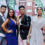 Isaac, Elettra Lamborghini, Ferre y Adela, participantes de 'MTV Super Shore 3', en la alfombra naranja del FesTVal