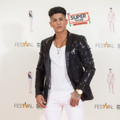 Ferre, participante de 'MTV Super Shore 3', en el photocall del FesTVal