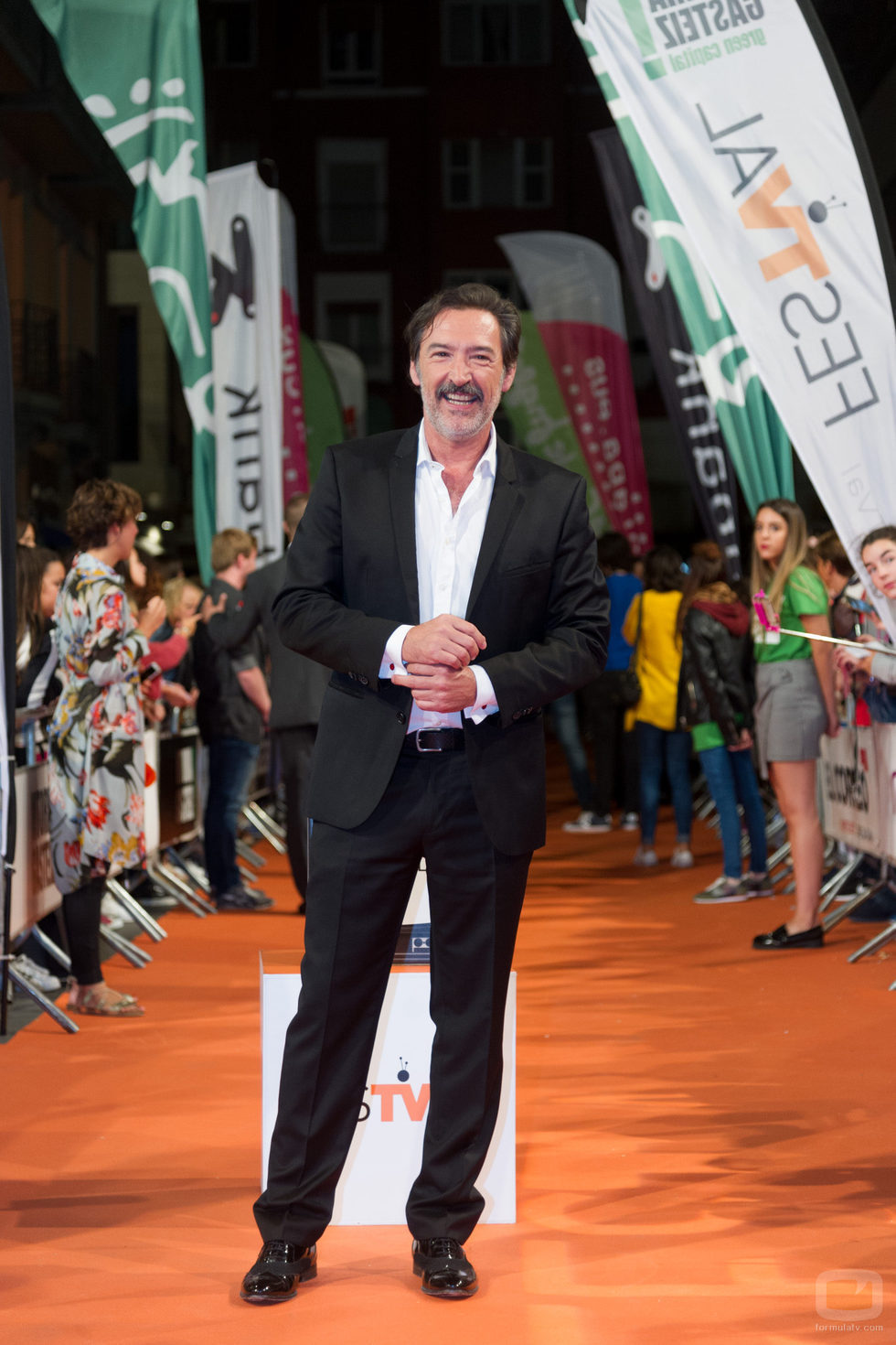 Ginés García Millán, actor de 'La catedral del mar', en el FesTVal de Vitoria
