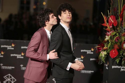 Los Javis posan en el Festival de Cine de Málaga