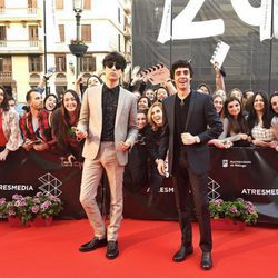 Los Javis, en la alfombra roja del Festival de Cine de Málaga
