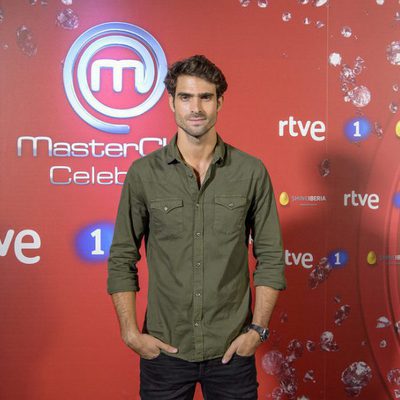 Juan Betancourt en el photocall de 'MasterChef Celebrity 2'