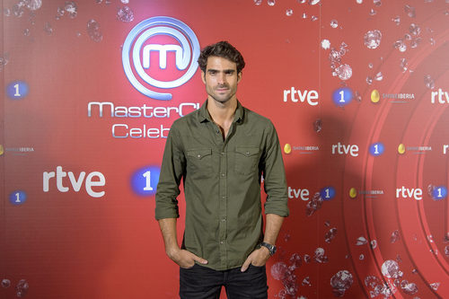 Juan Betancourt en el photocall de 'MasterChef Celebrity 2'