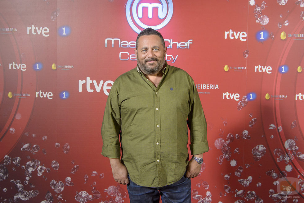 Pepón Nieto en la presentación de 'MasterChef Celebrity 2'