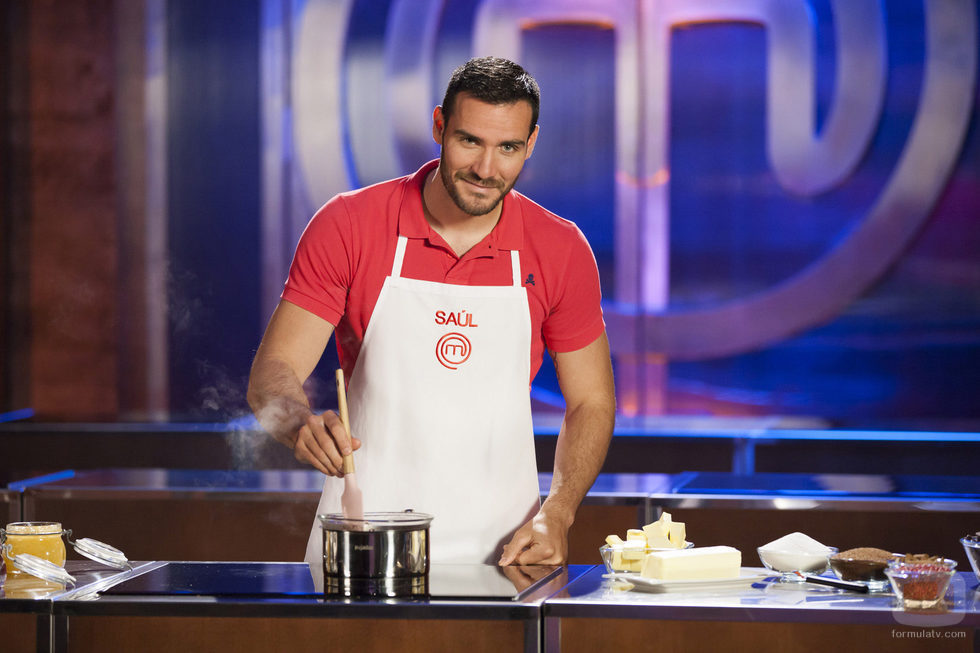 Saúl Craviotto cocina en 'MasterChef Celebrity 2'