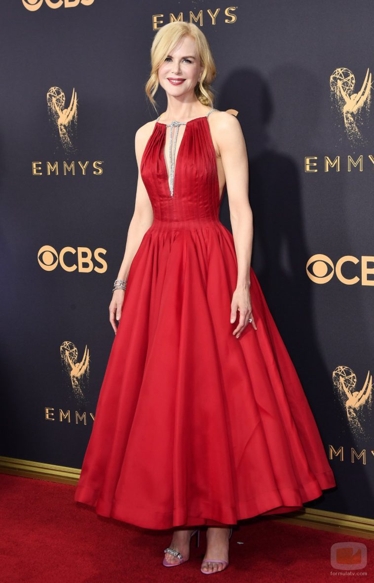 Nicole Kidman en la alfombra roja de los Premios Emmy 2017