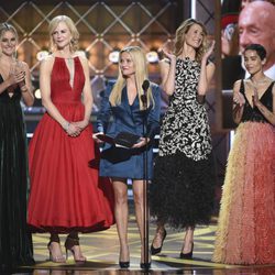 Shailene Woodley, Nicole Kidman, Reese Witherspoon, Laura Dern y Zoe Kravitz en la gala de los Emmy 2017