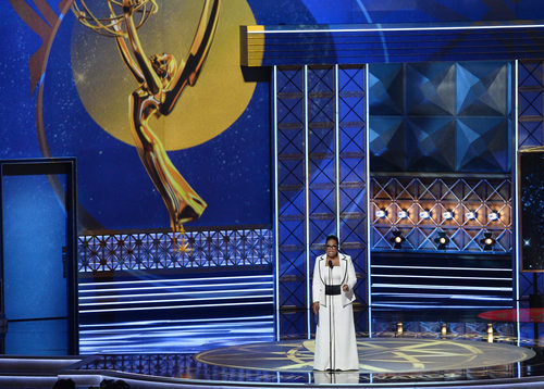 Oprah Winfrey en la gala de los Emmy 2017