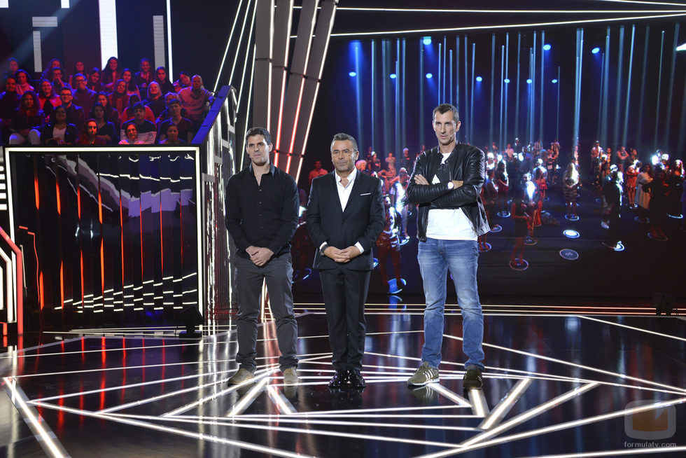 Aitor, pareja de Laura Velasco, en el plató de 'GH Revolution'