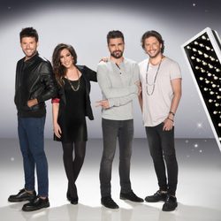 Los coaches de la quinta edición de 'La Voz 5' posan en una imagen promocional