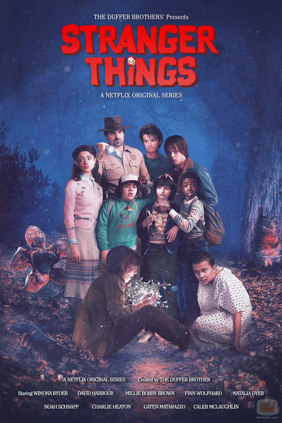 Nuevo póster de la segunda temporada de 'Stranger Things' homenajeando a "Los Goonies"