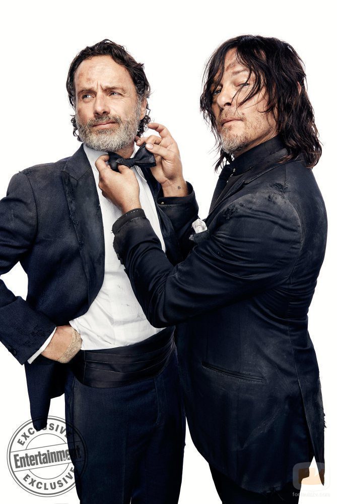 Andrew Lincoln y Norman Reedus, de 'The Walking Dead'