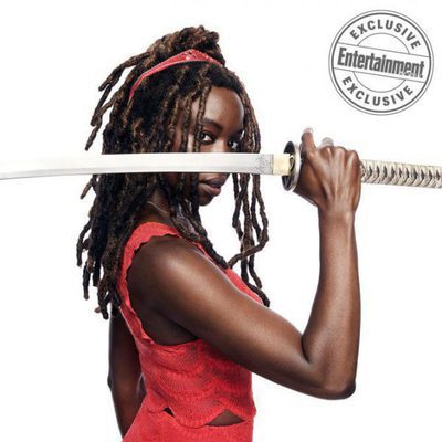Danai Gurira (Michonne) por los 100 capítulos de 'The Walking Dead'