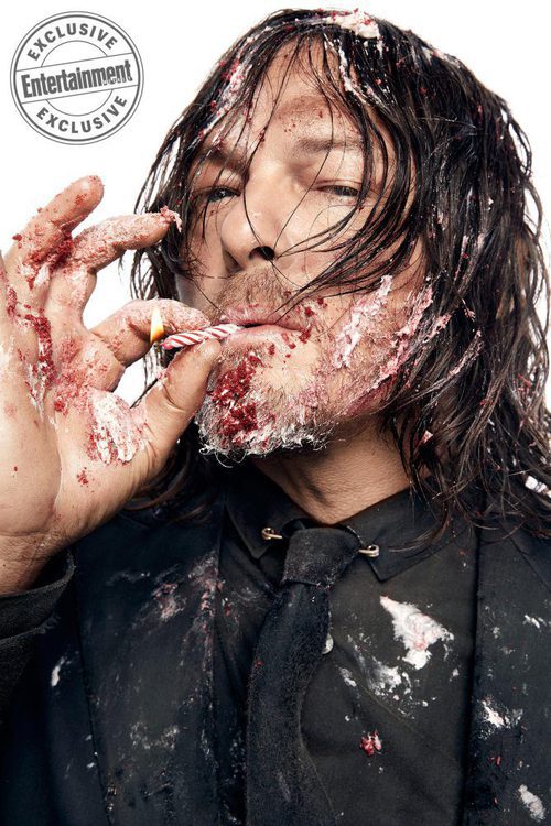 Norman Reedus ('The Walking Dead') celebra los 100 capítulos de la serie