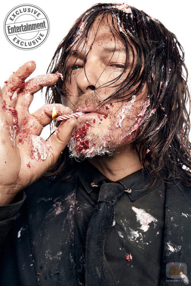 Norman Reedus ('The Walking Dead') celebra los 100 capítulos de la serie