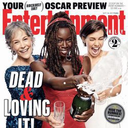 Melissa McBride, Danai Gurira y Lauren Cohan, portada de la revista Entertaiment