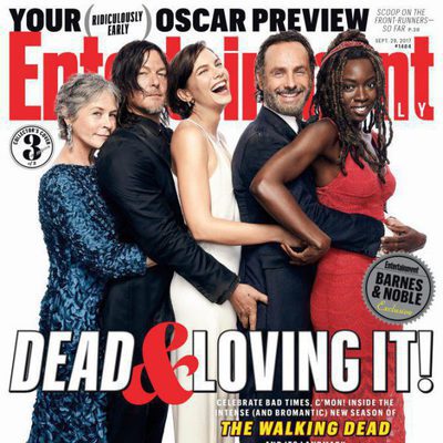 Los protagonistas de 'The Walking Dead' en la portada de Entertaiment