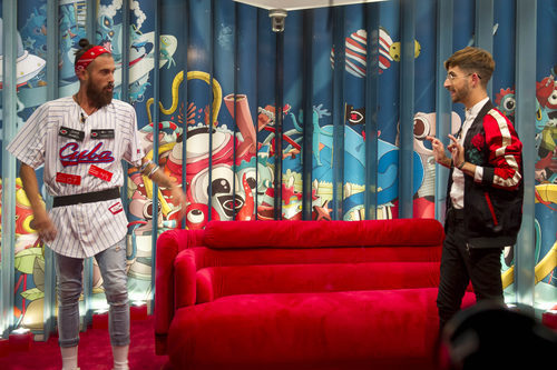 Daniel Sánchez y José María López en el confesionario de 'GH Revolution'