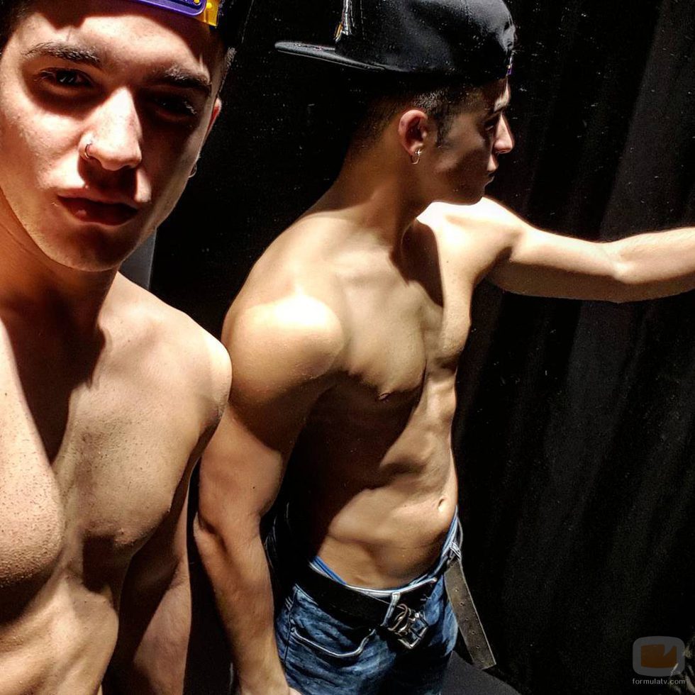 Rubén Valle ('GH Revolution') posa sin camiseta marcando torso