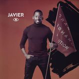 Javier Eneme posa con la bandera de 'GH Revolution'