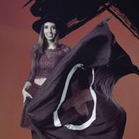 Nerea Montaraz posa con la bandera de 'GH Revolution'