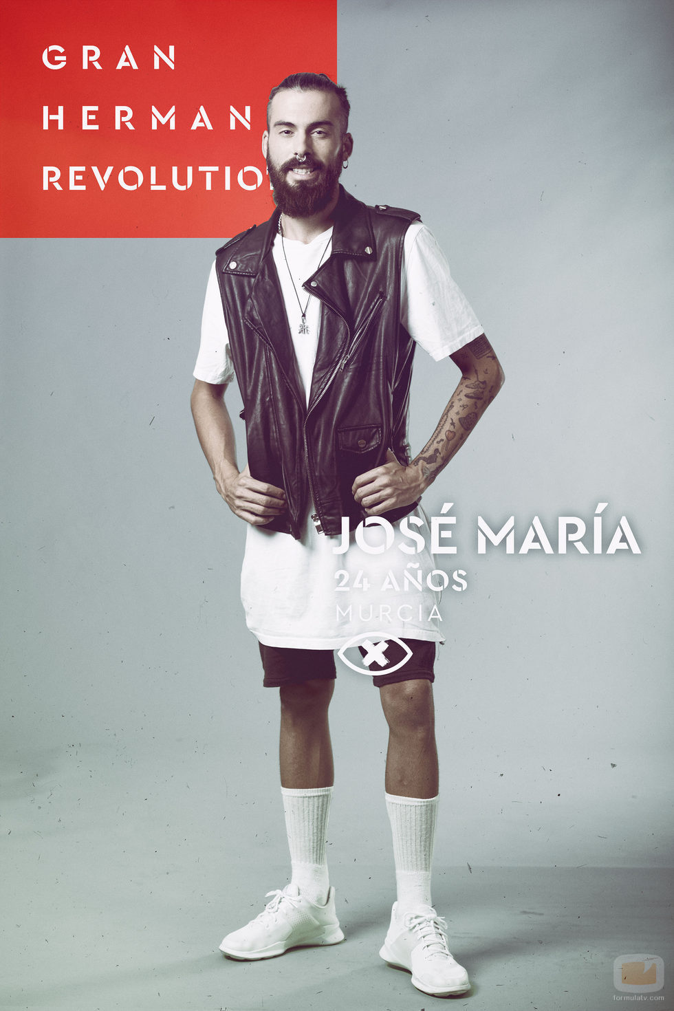 José María López, en la imagen promocional de 'GH Revolution'