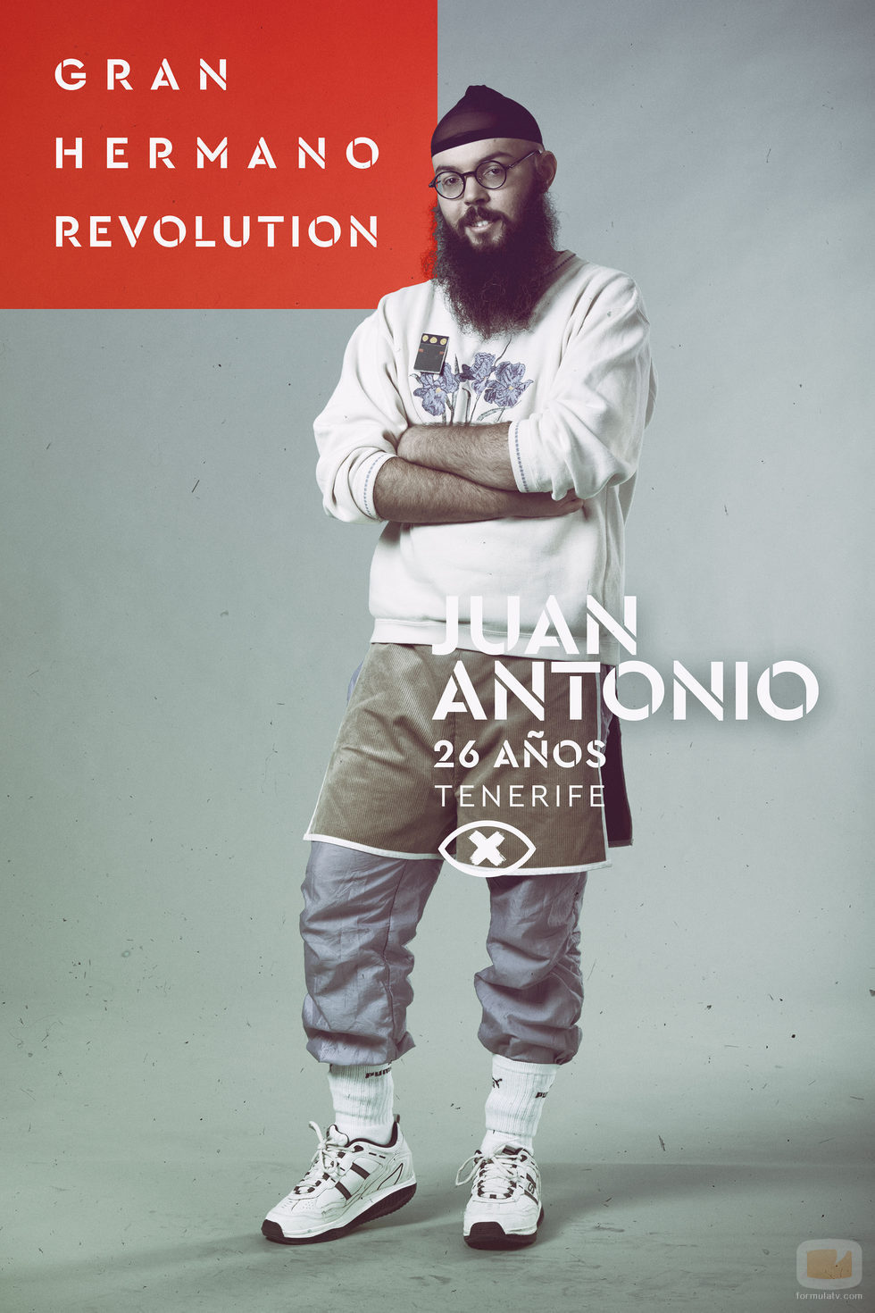 Juan Antonio Labory, en la imagen promocional de 'GH Revolution'