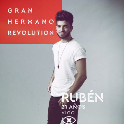 Rubén Valle, en la imagen promocional de 'GH Revolution'