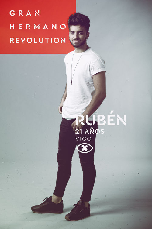 Rubén Valle, en la imagen promocional de 'GH Revolution'