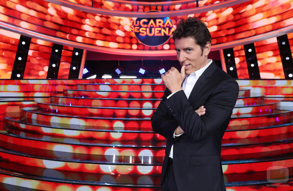 Manel Fuentes en el nuevo plató de 'Tu cara me suena'