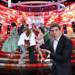 Los concursantes de la sexta temporada de 'Tu cara me suena' con Manel Fuentes